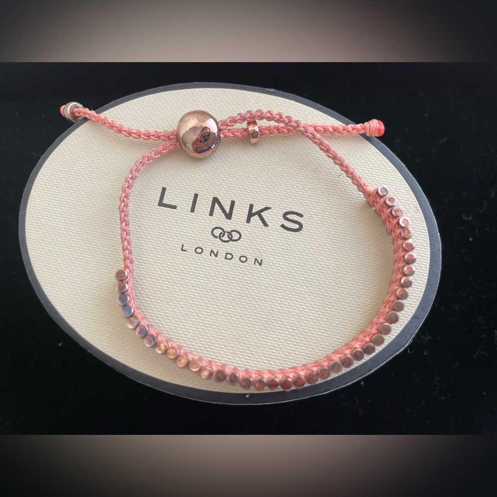 Links of London Rose Gold Mini Friendship Bracelet - Picture 2 of 16